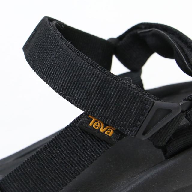 Teva テバ サンダル ブラック 黒 サイズ:US6(23.0cm) / ハリケーン XLT2 アンプソール 1131270 / HURRICANE AMPSOLE / サンダル ボリュームソール ベルクロ ベルト / シューズ 靴【レディース】【中古】【K4503】