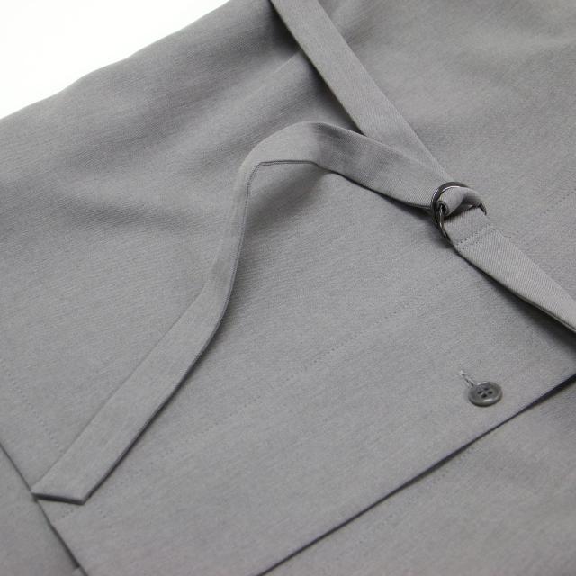 FLORENT フローレント ベスト グレー サイズ:00(S) / 23秋冬 ツイル ストレッチ ベスト / TWILL STRETCH VEST / ジレ ノーカラー クルーネック ベルト付き / トップス / 日本製【レディース】【中古】【美品】【K4507】_5