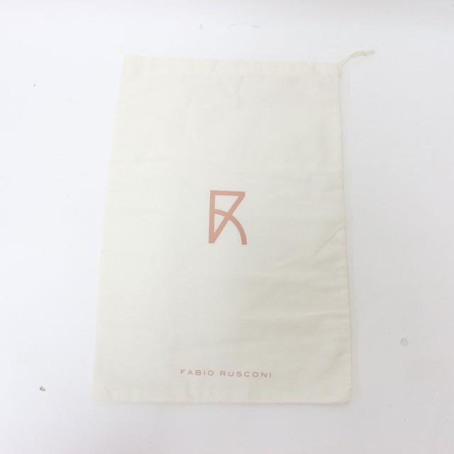 FABIO RUSCONI ファビオルスコーニ サンダル ブラック35(22.0cm) 24春夏 クロスベルト フットベッド サンダル / スライドサンダル フラット ラウンドトゥ レザー / イタリア製【レディース】【中古】【美品】【K4507】