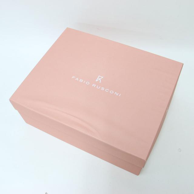 FABIO RUSCONI ファビオルスコーニ サンダル ブラック35(22.0cm) 24春夏 クロスベルト フットベッド サンダル / スライドサンダル フラット ラウンドトゥ レザー / イタリア製【レディース】【中古】【美品】【K4507】