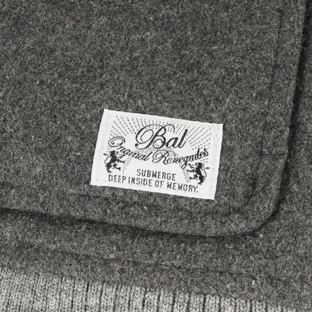 bal/balance バル ジャケット サイズ:M 袖シープスキンレザー メルトン