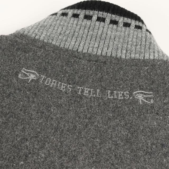 bal/balance バル ジャケット サイズ:M 袖シープスキンレザー メルトン