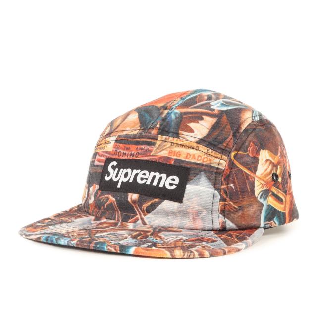 Supreme シュプリーム キャップ / 25SS Ernie Barnes 総柄グラフィック ボックスロゴ キャンプキャップ (Camp Cap) / マルチカラー / 帽子 / boxlogo【メンズ】【K4509】