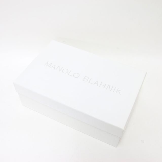 MANOLO BLAHNIK マノロブラニク パンプス ライトブルー サイズ:35.5(22.5cm) / スエード フラット パンプス / BBFLAT / ポインテッドトゥ / レザー / イタリア製 / ブランド シューズ 靴【レディース】【中古】【K4509】