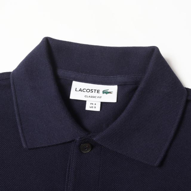 LACOSTE ラコステ ポロシャツ サイズ:US S / ワンポイント ワニワッペン 刺繍 ポケット ピケ ポロシャツ (80s リバイバル ポケット ポロシャツ PH036EL) / CLASSIC FIT / MADE IN JAPAN / ネイビー 紺 / トップス 半袖【メンズ】【中古】【美品】【K4510】_2