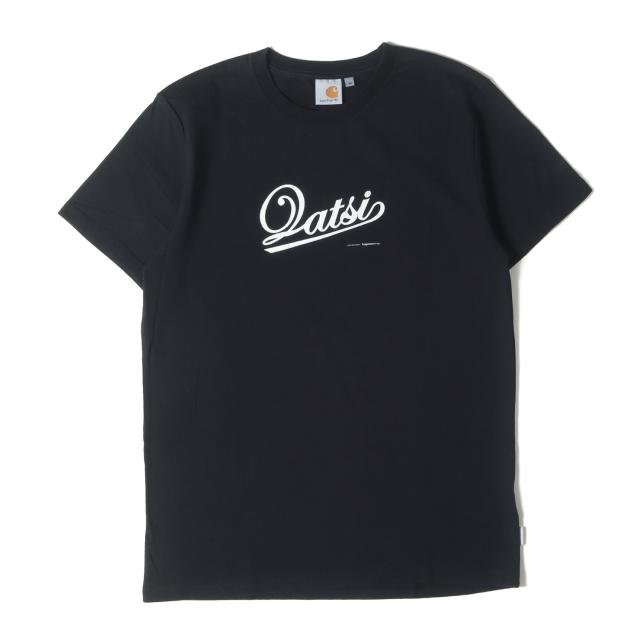 Carhartt カーハート Tシャツ サイズ:M / 00s fragment design ロゴ プリント クルーネック Tシャツ / ブラック 黒 / トップス カットソー 半袖 / コラボ【メンズ】【中古】【K4517】