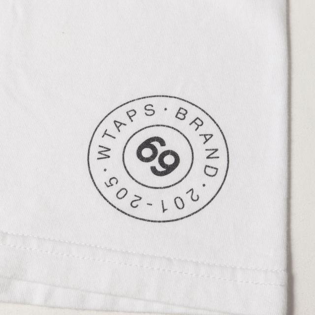 WTAPS ダブルタップス Tシャツ サイズ:L / DESERT STORM ロゴ 7分袖 ラグラン Tシャツ / ネイビー ホワイト 紺白 / トップス カットソー 長袖【メンズ】【中古】【K4512】_4