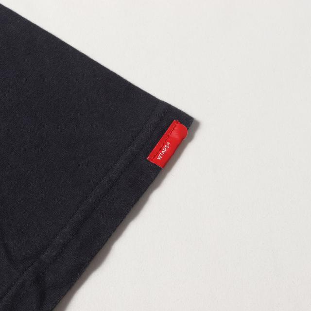 WTAPS ダブルタップス Tシャツ サイズ:L / DESERT STORM ロゴ 7分袖 ラグラン Tシャツ / ネイビー ホワイト 紺白 / トップス カットソー 長袖【メンズ】【中古】【K4512】_6