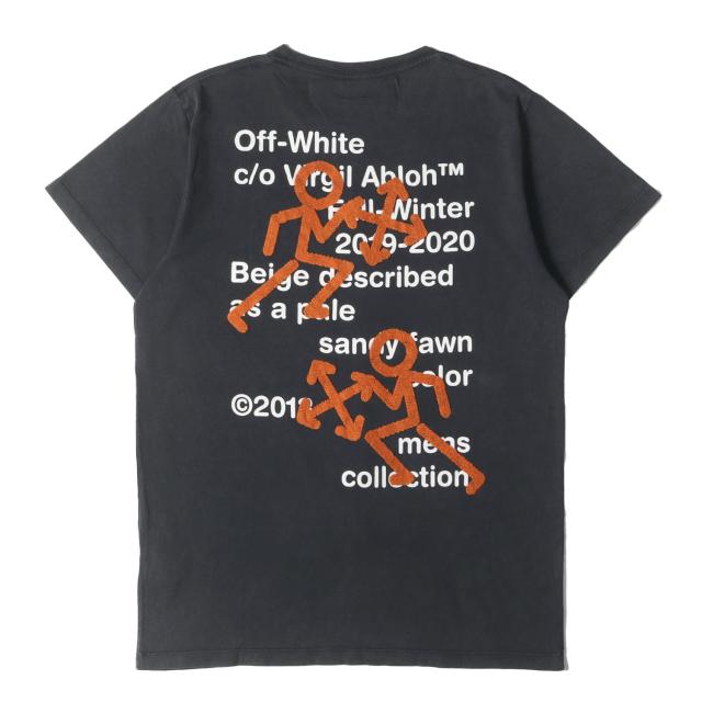 OFF-WHITE オフホワイト Tシャツ サイス:L / ヴィンテージ加工 