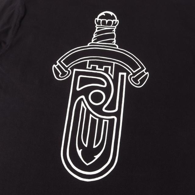 CHROME HEARTS クロムハーツ Tシャツ サイズ:M / オールドモデル UNITED ARROWS 別注 ダガー ポケット Tシャツ / ブラック 黒 / トップス カットソー 半袖 / コラボ【メンズ】【中古】【K4512】_4