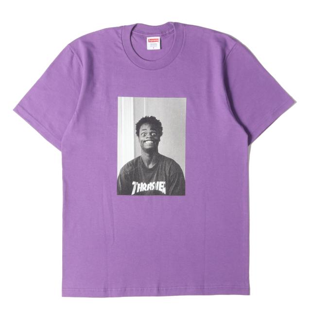 Supreme シュプリーム Tシャツ サイズ:S / 24AW THRASHER ハロルド・ハンター フォト クルーネック Tシャツ (Harold Tee) / パープル / トップス カットソー 半袖【メンズ】【K4512】