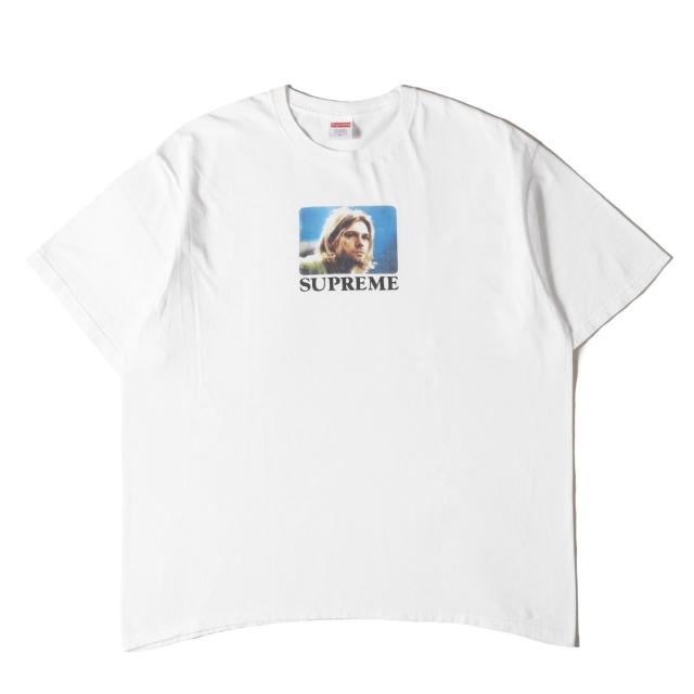Supreme シュプリーム Tシャツ サイズ:XL / 23SS カート・コバーン フォト クルーネック Tシャツ ( Cobain Tee) / ホワイト 白 / トップス カットソー 半袖【メンズ】【中古】【K4513】