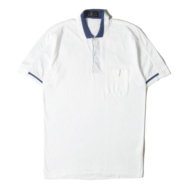 新品タグ付✨ダンヒル 紳士ポロシャツ 半袖 イタリア製 size【XL】42