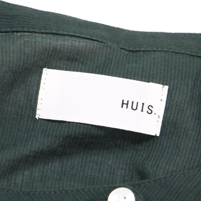 HUIS ハウス ワンピース ダークグリーン サイズ:FREE / 遠州織物  