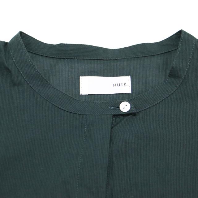 HUIS ハウス ワンピース ダークグリーン サイズ:FREE / 遠州織物  