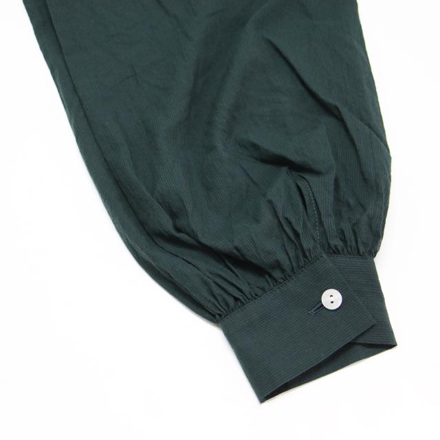 HUIS ハウス ワンピース ダークグリーン サイズ:FREE / 遠州織物  