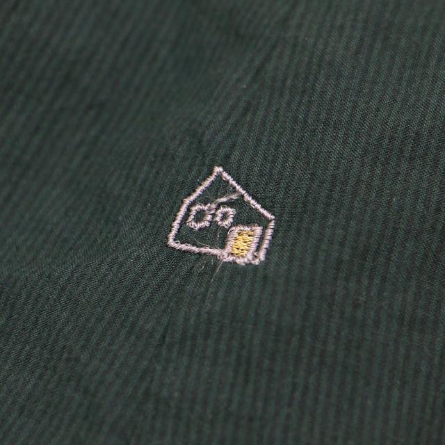 HUIS ハウス ワンピース ダークグリーン サイズ:FREE / 遠州織物  