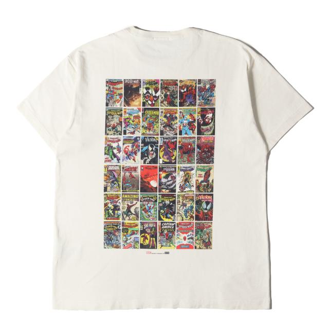 KITH NYC キス ニューヨークシティー Tシャツ サイズ:L / 22SS MARVEL スパイダーマン コミックカバー Tシャツ(Spider-Man Comic Covers Tee) / サンド(Sandrift) / トップス カットソー 半袖【メンズ】【中古】【美品】【K4521】