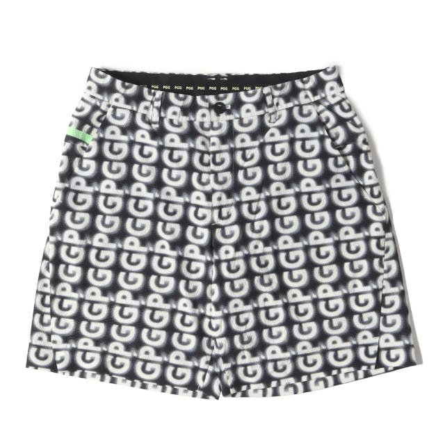 PGG ピージージー パンツ サイズ:4 ⁄ 24SS ロゴ 総柄 ストレッチ シア