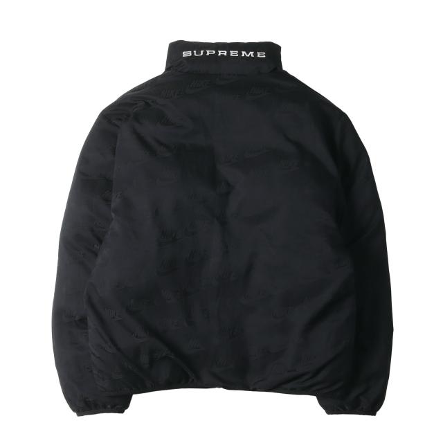 Supreme シュプリーム ジャケット サイズ:S 21SS NIKE スネークロゴ リバーシブル パフィー 中綿ジャケット (Reversible Puffy Jacket) ブラック 黒 アウター ブルゾン 上着 コラボ【メンズ】【中古】【K4259】_1