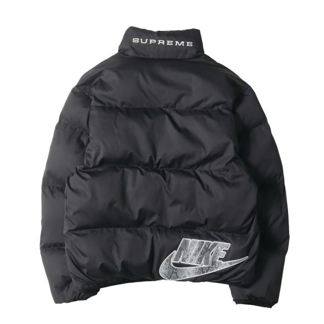 Supreme シュプリーム ジャケット サイズ:S 21SS NIKE スネークロゴ リバーシブル パフィー 中綿ジャケット (Reversible Puffy Jacket) ブラック 黒 アウター ブルゾン 上着 コラボ【メンズ】【中古】【K4259】_3