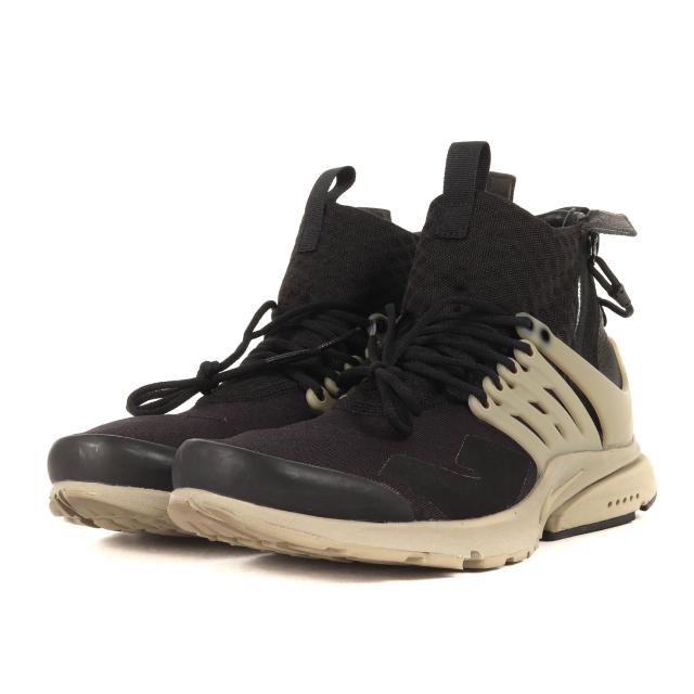 NIKE ナイキ サイズ:XS(26〜27cm) / ACRONYM AIR PRESTO MID (844672-001) / アクロニウム エアプレスト ミッド / ブラック バンブー / ミドルカット スニーカー シューズ 靴 / コラボ【メンズ】【中古】【美品】【K4522】_1