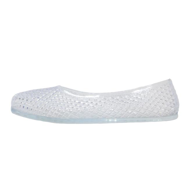 ANCIENT GREEK SANDALS アンシエント グリーク サンダルズ シューズ クリア サイズ:37(23.5cm) / 25春夏 ジェリー フラットシューズ / IRO JELLY CLEAR / パンプス ラウンドトゥ / ブランド 靴【レディース】【中古】【K4522】