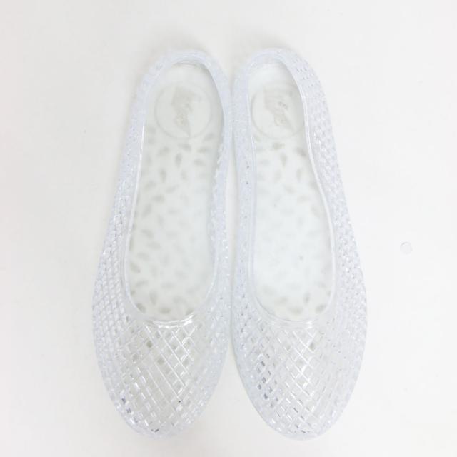 ANCIENT GREEK SANDALS アンシエント グリーク サンダルズ シューズ クリア サイズ:37(23.5cm) / 25春夏 ジェリー フラットシューズ / IRO JELLY CLEAR / パンプス ラウンドトゥ / ブランド 靴【レディース】【中古】【K4522】