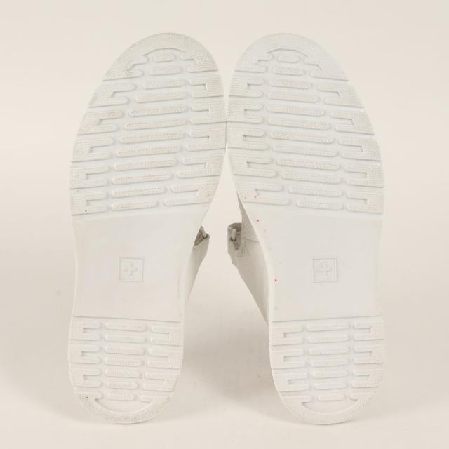 Dr.Martens ドクターマーチン サイズ:WOMEN UK7(26.0cm) | メリージェーン レザー シューズ (MAE) | ホワイト 白 | ブランド 靴 ベルクロ ストラップ【メンズ】【中古】【K4526】