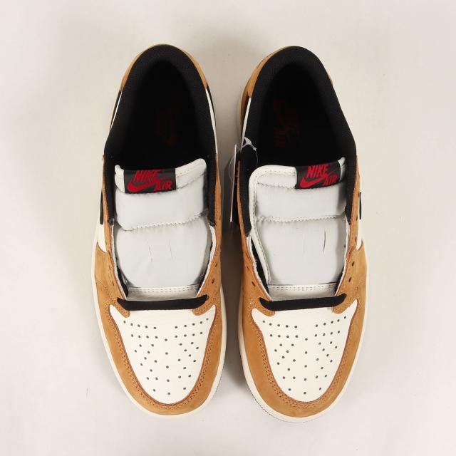 NIKE ナイキ サイズ:US9.5(27.5cm) | AIR JORDAN 1 RETRO LOW OG ROOKIE OF THE YEAR (CZ0790-107) | エアジョーダン1 レトロ ロー | セイル ブラック ゴールデンハーヴヴェスト | ローカット スニーカー シューズ 靴【メンズ】【K4526】