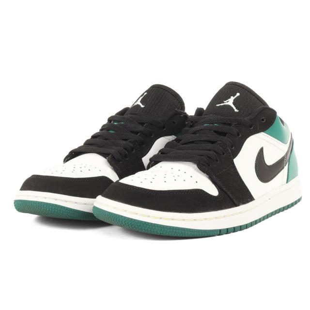 NIKE ナイキ サイズ:US8(26.0cm) | AIR JORDAN 1 LOW (553558-113) | エアジョーダン1 ロー | ホワイト ブラック ミスティックグリーン | ローカット スニーカー シューズ 靴【メンズ】【中古】【K4526】