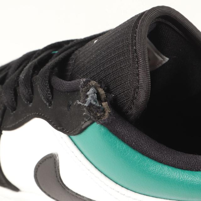 NIKE ナイキ サイズ:US8(26.0cm) | AIR JORDAN 1 LOW (553558-113) | エアジョーダン1 ロー | ホワイト ブラック ミスティックグリーン | ローカット スニーカー シューズ 靴【メンズ】【中古】【K4526】