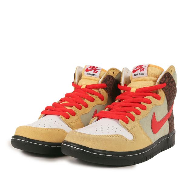 NIKE ナイキ サイズ:US10.5(28.5cm) | COLOR SKATES SB DUNK HIGH PRO ISO KEBAB AND DESTROY (CZ2205-700) | カラースケート ダンク ハイ プロ ケバブ アンド デストロイ | トパーズゴールド チリレッド | ハイカット スニーカー | コラボ 別注【メンズ】【K4526】