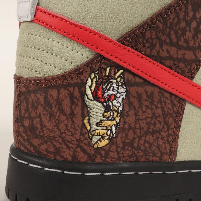 NIKE ナイキ サイズ:US10.5(28.5cm) | COLOR SKATES SB DUNK HIGH PRO ISO KEBAB AND DESTROY (CZ2205-700) | カラースケート ダンク ハイ プロ ケバブ アンド デストロイ | トパーズゴールド チリレッド | ハイカット スニーカー | コラボ 別注【メンズ】【K4526】