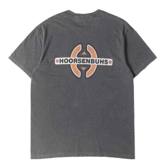 HOORSENBUHS ホーセンブース Tシャツ チャコール サイズ:L | 24SS UNDER R バック ロゴ クルーネック Tシャツ (3920900368) | トップス カットソー 半袖【メンズ】【中古】【美品】【K4526】