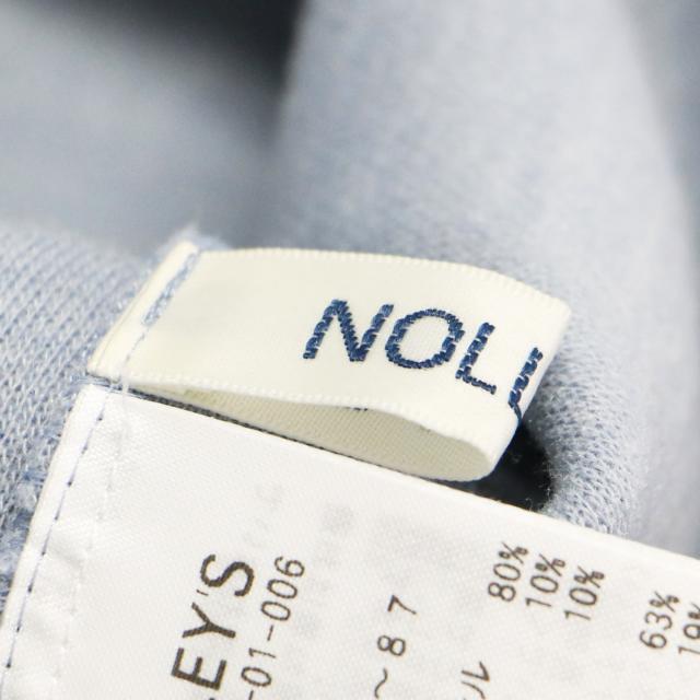 NOLLEYS ノーリーズ ブラウス ブルー サイズ:38(M) | 23秋冬 シアー