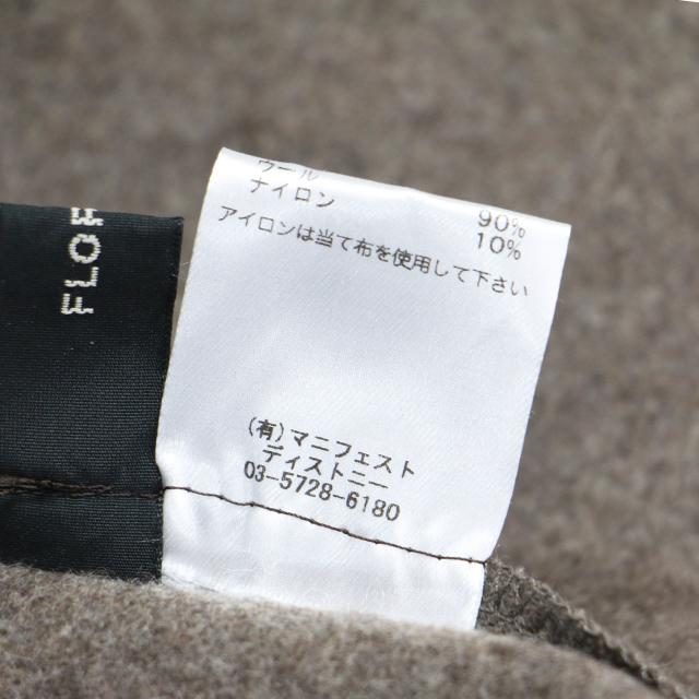 FLORENT フローレント キャミソール ブラウン サイズ:00(S) | 24秋冬 ウール メルトン キャミソール トップス | ブラウス Aライン スリット タック | 日本製 【レディース】【中古】【美品】【K4526】 FLORENT フローレント キャミソール ブラウン サイズ:00(S) | 24秋冬