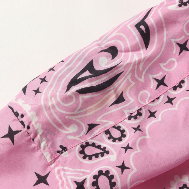 Supreme シュプリーム シャツ ピンク サイズ:M | 21SS バンダナ柄