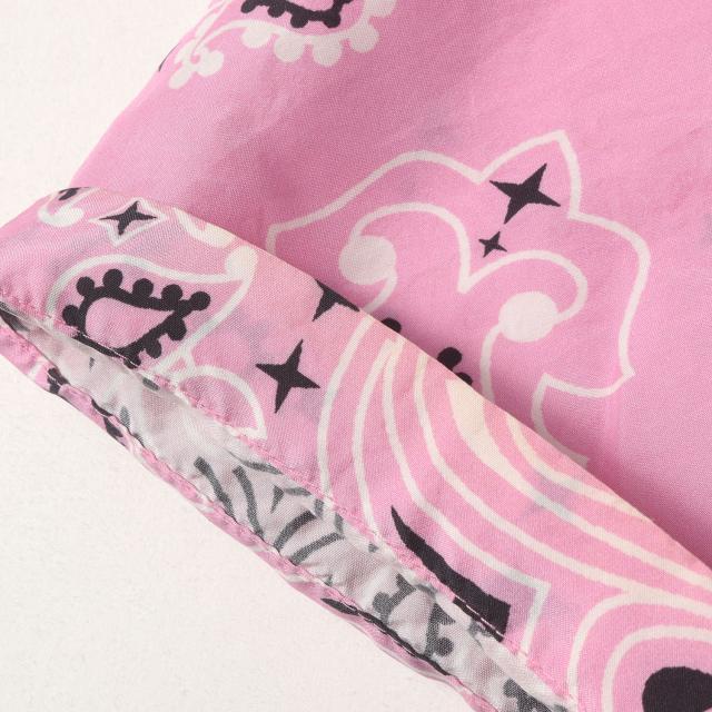 Supreme シュプリーム シャツ ピンク サイズ:M | 21SS バンダナ柄