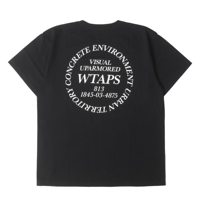 WTAPS ダブルタップス Tシャツ ブラック 黒 サイズ:S | 24SS ブランド