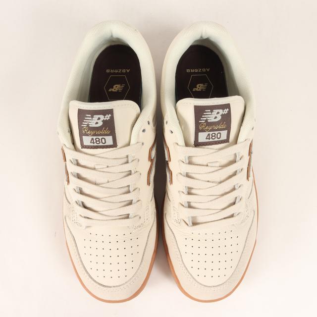 NEW BALANCE ニューバランス サイズ:US8.5D(26.5cm) | ANDREW REYNOLDS NUMERIC NM480 DRW | ヌメリック アンドリュー・レイノルズ | シーソルト ブラウン | ローカット スニーカー シューズ 靴【メンズ】【中古】【美品】【K4528】