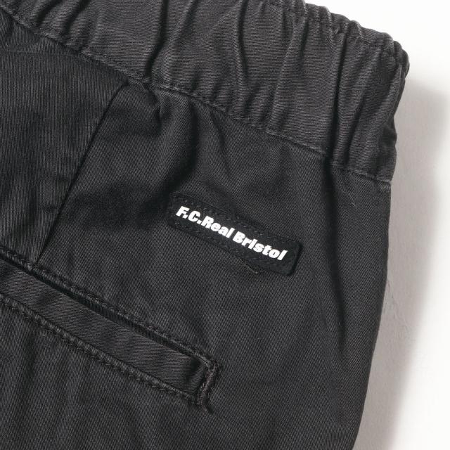 F.C.Real Bristol エフシーレアルブリストル パンツ サイズ:S | ベンチレーション ストレッチ イージーパンツ (VENTILATION RIB PANTS) | ブラック 黒 | ボトムス ズボン【メンズ】【中古】【K4528】