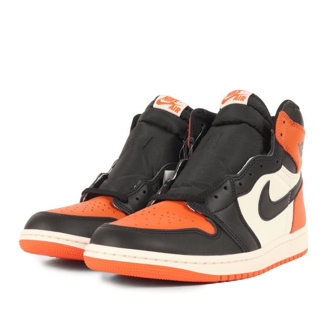 NIKE ナイキ サイズ:US8.5(26.5cm) | AIR JORDAN 1 RETRO HIGH OG SHATTERED BACKBOARD (DZ5485-008) | エアジョーダン1 レトロ ハイ シャッタード バックボード | ブラック セイル スターフィッシュ | ハイカット スニーカー シューズ 靴【メンズ】【K4528】