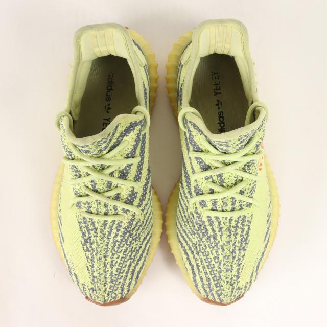 adidas アディダス サイズ:US9(27.0cm) | YEEZY BOOST 350 V2 SEMI FROZEN YELLOW (B37572) | イージーブースト | セミフローズンイエロー | ローカット スニーカー シューズ 靴 | コラボ 別注【メンズ】【中古】【K4528】