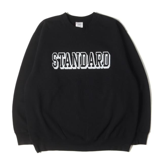 Standard California Logo Crew Sweat 黒 STANDARD CALIFORNIA スタンダードカリフォルニア スウェット サイズ:L