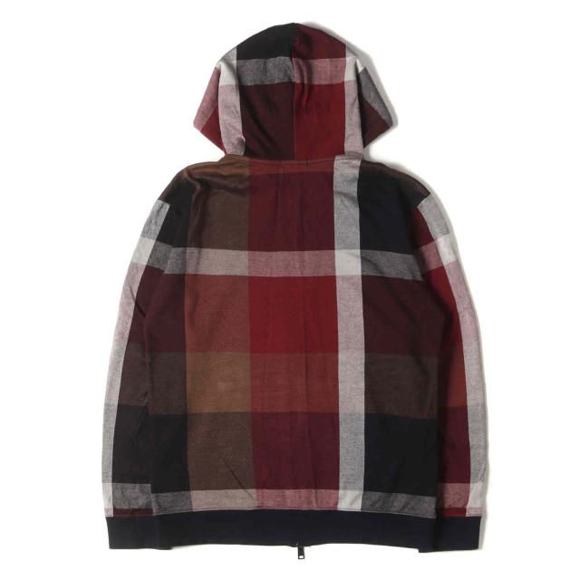 新品ブラックレーベル 【BLACK lab.】シャドーチェックロゴフーディー