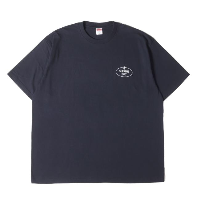 Supreme シュプリーム Tシャツ ネイビー 紺 サイズ:XXL | 24AW エンブレムロゴ クルーネック Tシャツ (Crest Tee) | トップス カットソー 半袖【メンズ】【中古】【新品同様】【K4530】