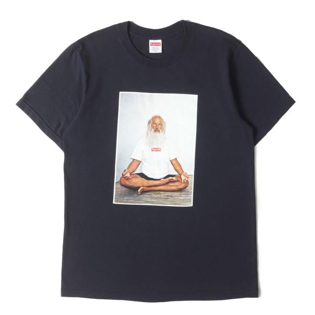 Supreme シュプリーム Tシャツ ネイビー 紺 サイズ:S | 21AW リック・ルービン フォト クルーネック Tシャツ (Rick Rubin Tee) | トップス カットソー 半袖【メンズ】【中古】【K4530】