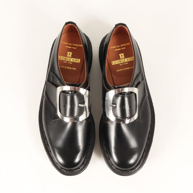 COMME des GARCONS HOMME PLUS コムデギャルソン オムプリュス ブラック 黒 サイズ:UK10(28.5cm相当) | 24AW GEORGE COX バックル モンク レザー クリーパー ドレス シューズ (Platform Brogue PN-K103) | コラボ 靴 ラバーソール【メンズ】【K4530】_3