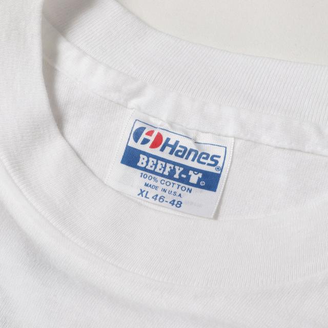 U.S.VINTAGE Tシャツ ホワイト 白 サイズ:XL | 80s Corona Extra クルーネック Tシャツ | USA製 Hanes コロナビール | 80年代 ヴィンテージ 古着 | トップス カットソー 半袖【メンズ】【中古】【K4531】
